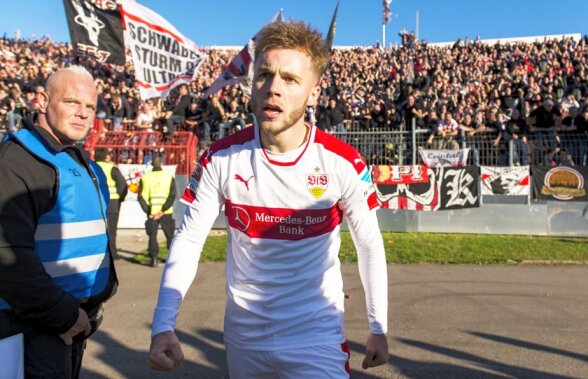 Maxim a început petrecerea la VfB Stuttgart, deși nu a promovat încă: ”Fiți fericiți! Suntem în Bundesliga"