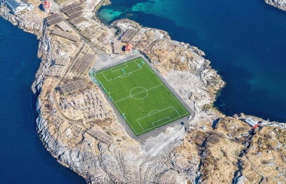 VIDEO + FOTO Cel mai frumos stadion din lume » Imagini spectaculoase cu o arenă dintr-un sat de pescari