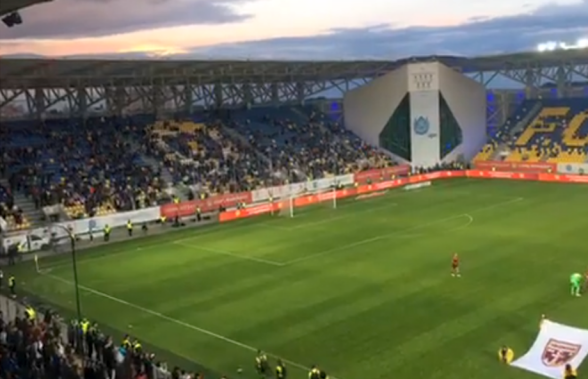 VIDEO Petrolul trăiește! Gest superb al spectatorilor prezenți la finala Cupei dintre FC Voluntari și Astra Giurgiu