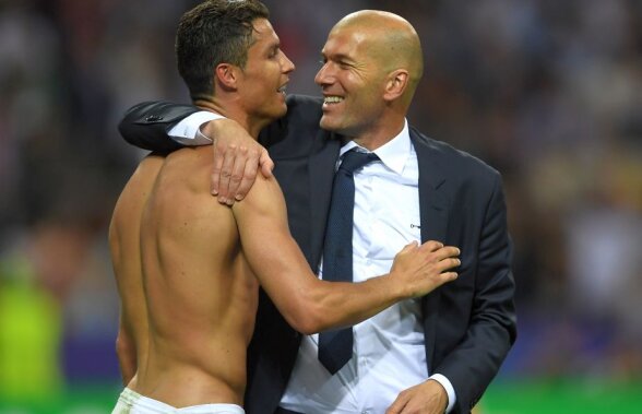 Ronaldo e sincer: "La început, n-am așteptat nimic de la Zidane, dar acum știu că va fi și un mare antrenor"
