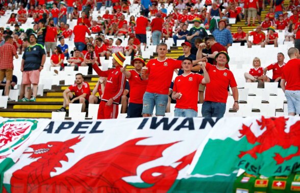 Gest uriaș al fanilor galezi prezenţi la Belgrad pentru meciul cu Serbia