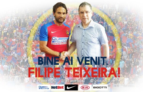 FOTO Primele imagini cu Teixeira în tricoul lui FCSB! Ce număr va purta + declarațiile portughezului