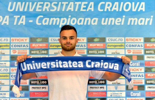 Bărbuț s-a pus bine cu fanii lui CSU Craiova încă de la primul interviu: "Voi îmbrăca tricoul sfânt al Universității" 
