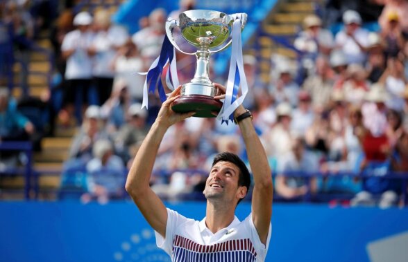 Boost de încredere înainte de Wimbledon: Djokovici a câştigat primul titlu după şase luni