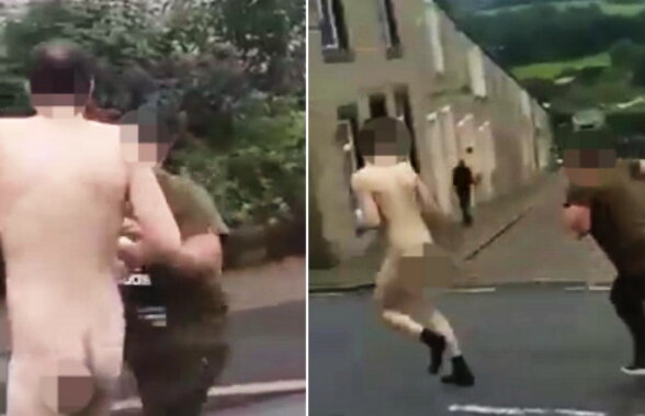 VIDEO Imaginile rușinii! Un bărbat a ieșit complet gol în plină stradă