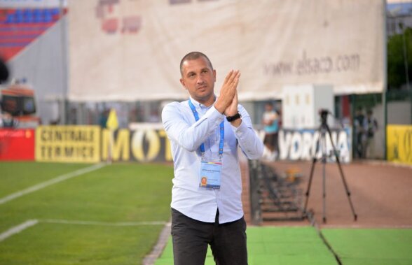 Costel Enache e mândru de jucătorii săi după egalul cu CFR: "Am găsit aici oameni care știu ce-și doresc"