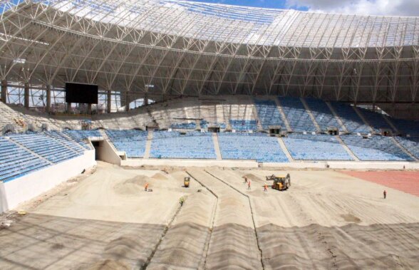 GALERIE FOTO Imagini impresionante cu stadionul din Craiova » Când va fi pus gazonul și când va fi gata arena