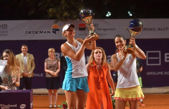 Bucurie dublă » Irina Begu şi Raluca Olaru au câştigat trofeul BRD Bucharest Open în proba de dublu