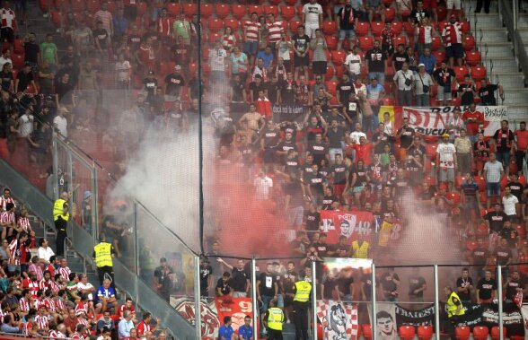 Athletic Bilbao - Dinamo // Incidente create de fanii dinamoviști: mai mulți suporteri au fost evacuați