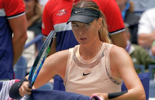 VIDEO Adio, US Open! Maria Sharapova a fost eliminată în optimi: n-au mai ajutat-o nici tragerile de timp