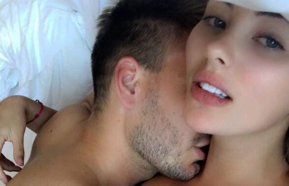 FOTO A sărbătorit cu iubita în pat » Revenit la națională, nu se dezminte: imagine savuroasă pe Instagram