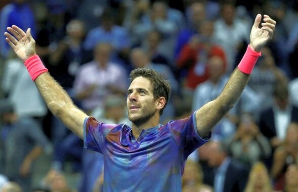 Federer, eliminat de la US Open în sferturi! Del Potro reușește un nou meci superb și merge în semifinale, unde va da peste Nadal