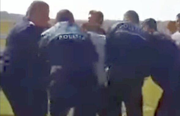 VIDEO Scene șocante în România! Un suporter a scos sabia în timpul meciului