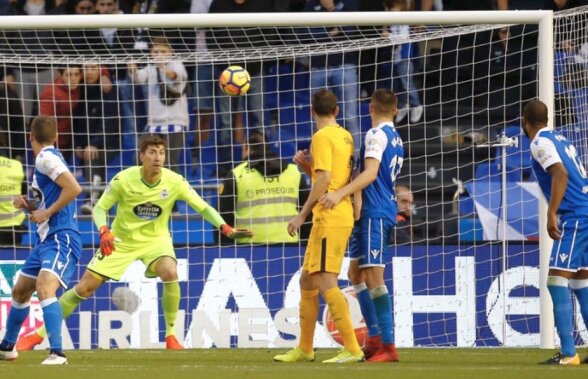 VIDEO Final palpitant în Deportivo - Atletico Madrid, meci decis în ultimul minut » Critici pentru Pantilimon: "Teribilă eroare"