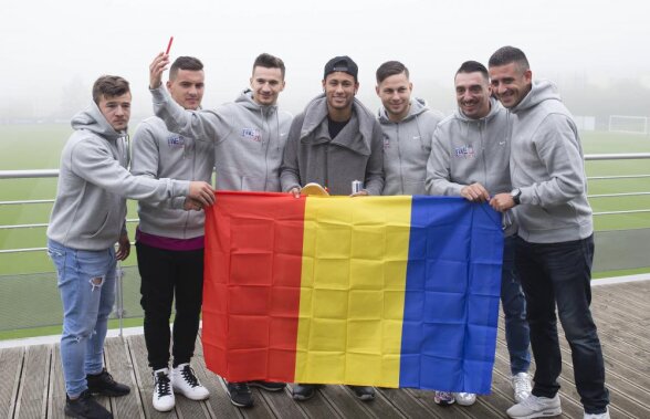 VIDEO+FOTO Neymar s-a pozat cu steagul României » Povestea din spatele imaginilor inedite