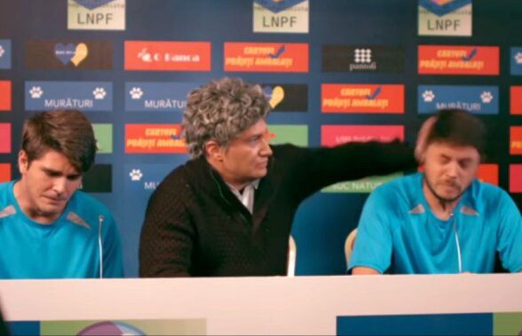 VIDEO "Mircea Lucescu" și-a pălmuit jucătorii la conferință :D