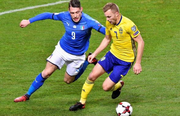 FOTO + VIDEO Surpriză mare la barajul pentru CM 2018: Suedia a învins-o pe Italia, iar calificarea Squadrei Azzurra e în pericol