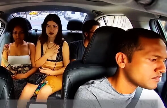 VIDEO Trei tineri au luat un taxi UBER, însă ce a urmat la destinație a fost incredibil!