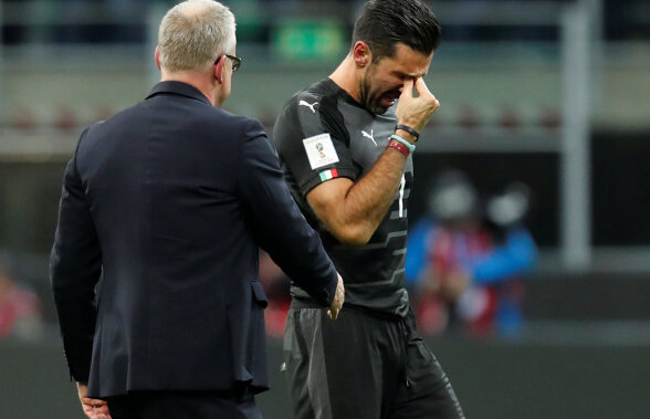 FOTO Buffon, în lacrimi după ratarea calificării la Cupa Mondială: "Am pierdut ceva care poate avea un impact social imens"
