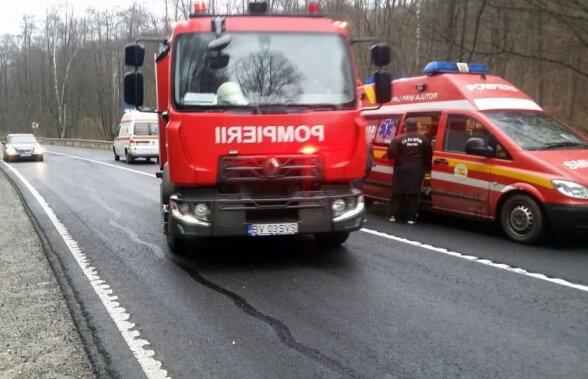 VIDEO + FOTO Autocarul galeriei lui Gaz Metan a luat foc în drumul spre Brașov! Trei suporteri au avut nevoie de îngrijiri