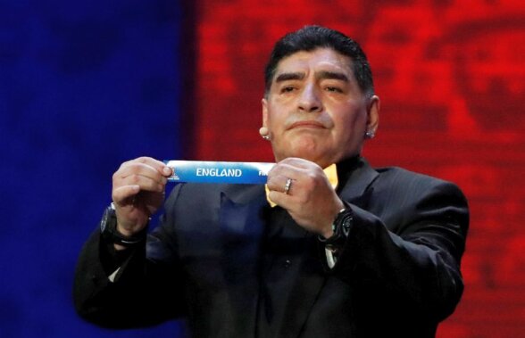 FOTO De ce a purtat Maradona două ceasuri la tragerea la sorți a Campionatului Mondial