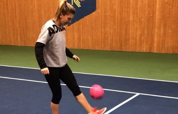 VIDEO O vrei la Steaua? Simona Halep a publicat un filmuleț incredibil: câte jonglerii a făcut într-o singură tură!