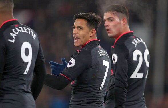 VIDEO+FOTO Scandal la Arsenal, după primul gol marcat de Alexis cu Crystal Palace: "Nu ești aici pentru Alexis Sanchez!"