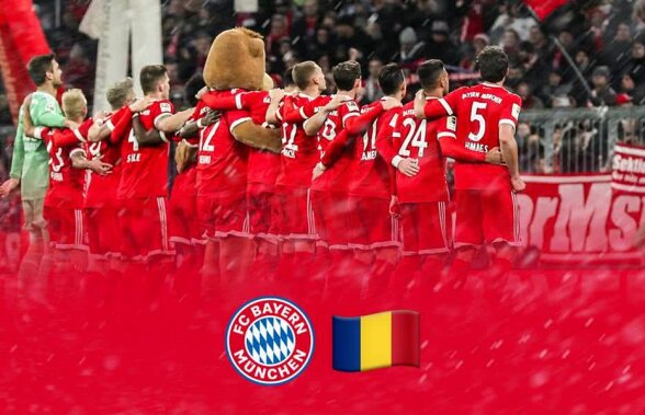 Bayern Munchen le-a făcut o surpriză specială românilor