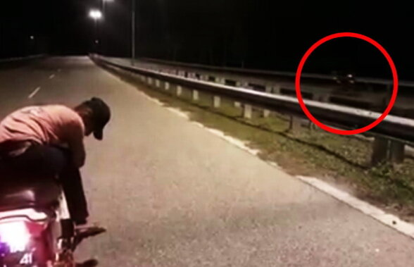 VIDEO Imagini șocante! Un scuter condus de o... fantomă