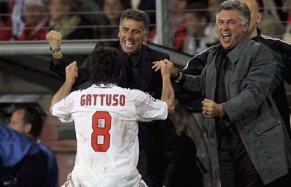 La împlinirea a 40 de ani, Gattuso a primit o scrisoare emoţionantă de la Ancelotti: "Tu ai fost războinicul meu, ai fost sufletul lui AC Milan!' 