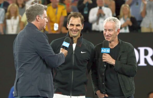AUSTRALIAN OPEN // Momente de stand-up comedy cu Roger Federer: "Nu e al meu" :) + Interviu savuros cu Will Ferrell