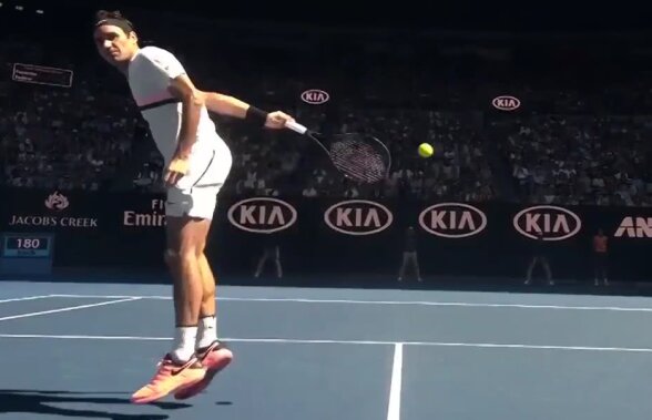 VIDEO Numai Roger Federer! Punctul zilei la Australian Open: "Oh, Doamne!"