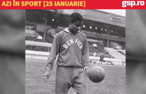 VIDEO Azi în Sport » 76 de ani de la nașterea lui Eusebio!