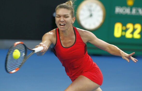 SIMONA HALEP - CAROLINE WOZNIACKI. VIDEO Două puncte fabuloase reușite de Simona Halep » Scoate-o și pe asta, Caroline!