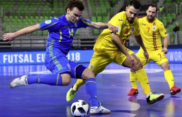 Înfrângere pentru România! "Tricolorii" au fost eliminați în grupe la Campionatul European de Futsal
