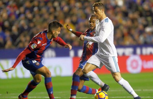 VIDEO + FOTO Continuă degringolada: Real Madrid s-a încurcat pe terenul lui Levante! Final horror pentru echipa lui Zidane