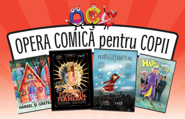 Gazeta Sporturilor îți aduce o super colectie de DVD-uri: Opera Comica pentru Copii!
