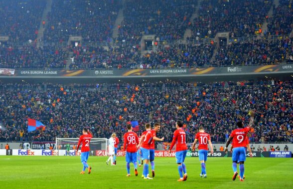 FOTO Spectator de lux pentru FCSB la meciul cu Lazio: "O iubire roș-albastră!"