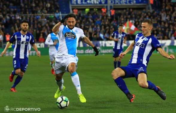 VIDEO Alavés - Deportivo 1-0 »  Andone, criticat dur: ”Zero șuturi, zero pase, zero faulturi, zero goluri” 