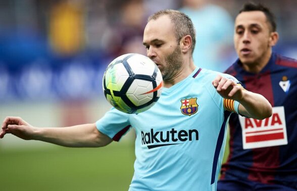 Andres Iniesta a primit o ofertă de nerefuzat: salariu fabulos pentru vedeta Barcelonei