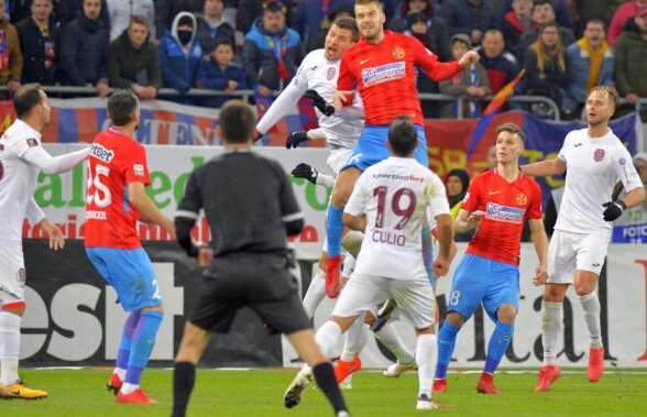 Un meci din două se viciază! Număr uriaș de greșeli în duelurile CFR Cluj - FCSB, majoritatea într-o singură direcție