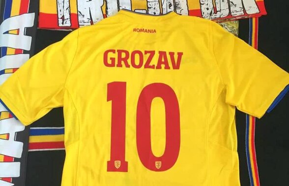 Gest superb al lui Gicu Grozav » Tricoul decarului din meciul cu Suedia, scos la licitație de suporterii naționalei pentru un stelist grav bolnav