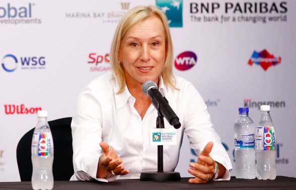 Martina Navratilova, mai directă ca niciodată: "Are un blocaj mental. Joacă la adevăratul potențial doar când are fanii de partea ei"