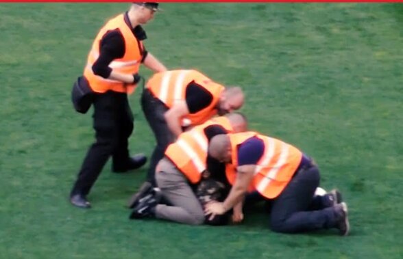 VIDEO Imagini nevăzute până acum de la CSA Steaua - Academia Rapid » Bătaie cruntă administrată unui fan înaintea partidei!