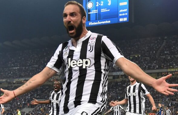 INTER - JUVENTUS 2-3 // Higuaín a înscris după aproape 12 ore! Atacantul o menține pe Juve lider în Serie A