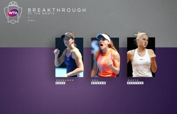Ana Bogdan, inclusă într-un top select! Nominalizată de WTA la jucătoarea lunii! Cum o poți vota pe sportiva din Sinaia