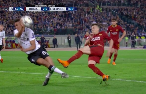 AS ROMA - LIVERPOOL 4-2 (6-7) // VIDEO + FOTO Penalty CLAR neacordat pentru AS Roma în meciul cu Liverpool