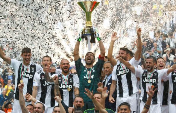 VIDEO+FOTO Buffon, storia di un grande amore » Legendarul portar și-a luat adio în lacrimi de la Juventus + petrecere pentru trofeul de campioană