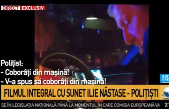 VIDEO INCREDIBIL Filmul încătușării lui Ilie Năstase a fost făcut public » Limbaj grosolan și șantaj la adresa oamenilor legii