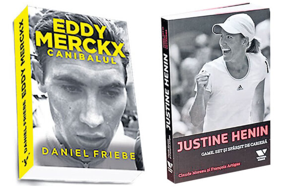 Cele mai interesante cărți despre sport de la Bookfest 2018 » Poveștile lui Eddy Merckx și Justine Henin țin capul de afiș
